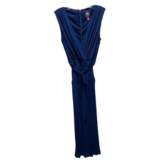 NWT Vince Camuto Sleeveless  Faux Wrap Pants Jumpsuit Size XS - Picture 1 of 9